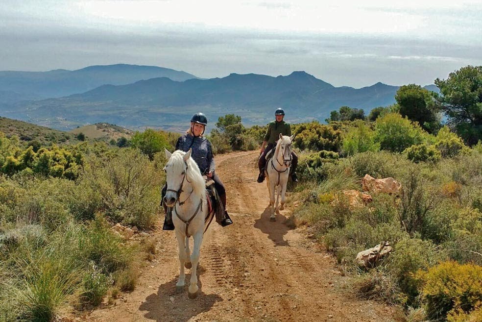 Seis espacios naturales donde realizar paseos a caballo desde Salobreña