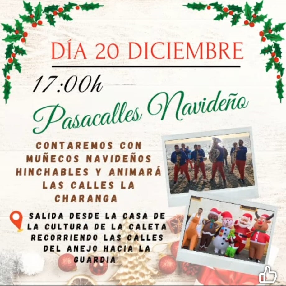 Pasacalles de navidad de La Caleta