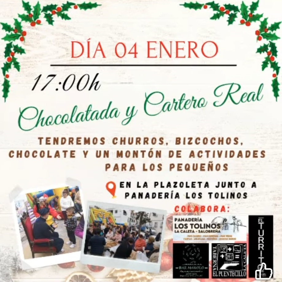 chocolatada y Cartera Real